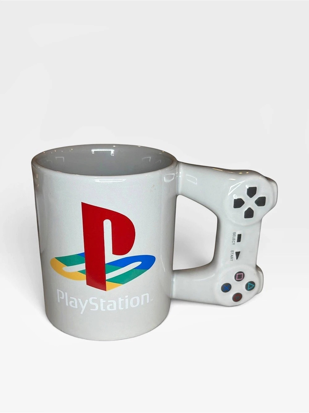 PlayStation Large Coffee Mug 16 oz Controller Handle Paladone Retro Gamer Cup